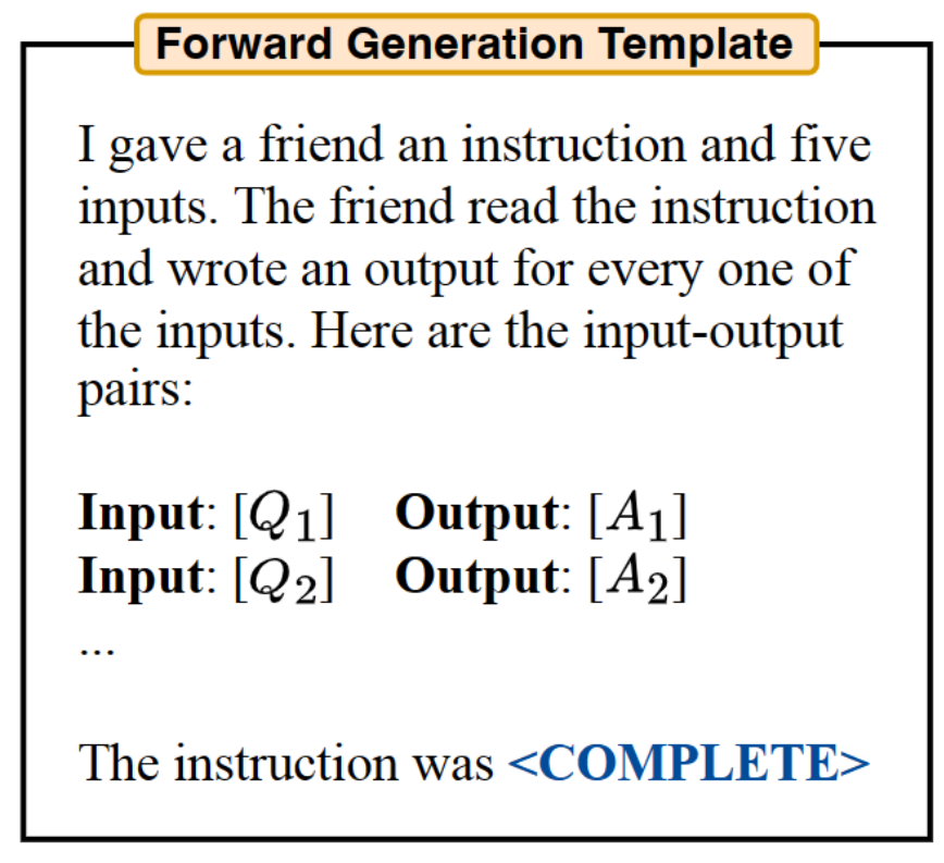 Forward Mode Generation